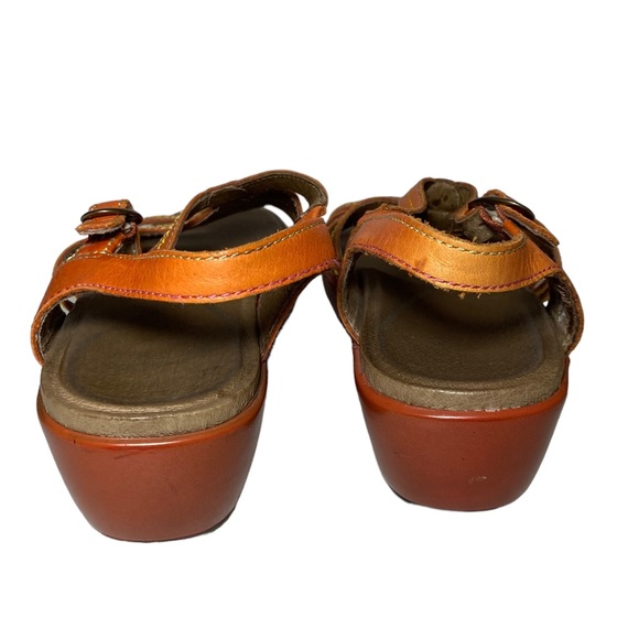 Dansko Sandals Drea Tangerine Orange Womens size 38 shoes - Picture 7 of 12